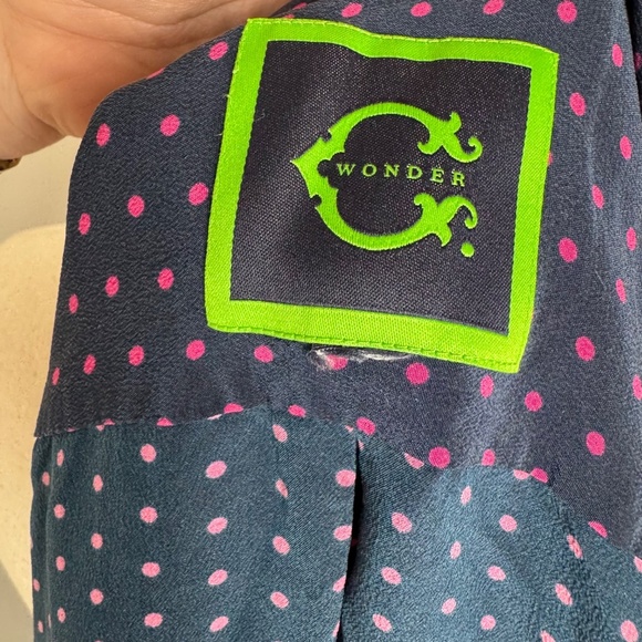 C Wonder Polka Dot Button Up Shirt - Picture 6 of 7